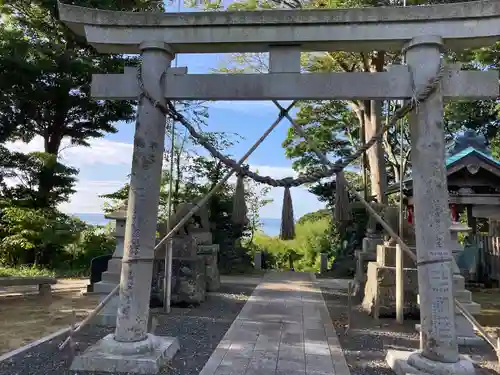 佐波波地祇神社の鳥居