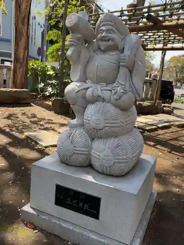 戸部杉山神社の像