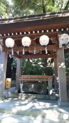 検見川神社の手水舎