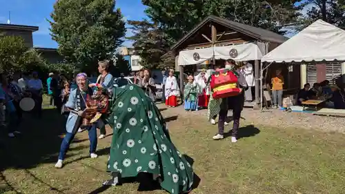 神居神社遥拝所の神楽