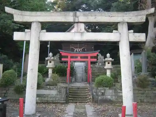 田谷御霊社の鳥居