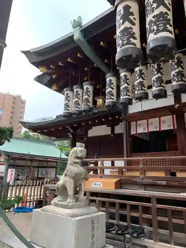 大阪天満宮の狛犬