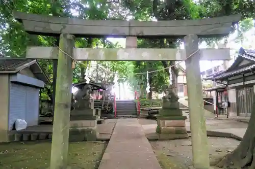 牟礼神明社の鳥居