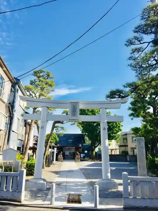 谷河内日枝神社の鳥居