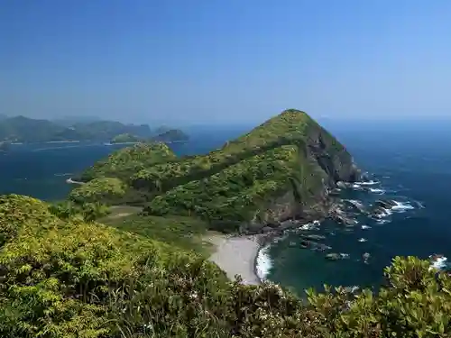 島野浦神社の景色