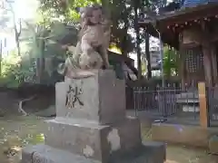 湯殿神社の狛犬