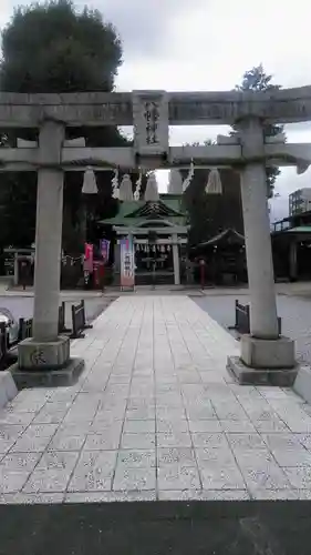 川越八幡宮の鳥居