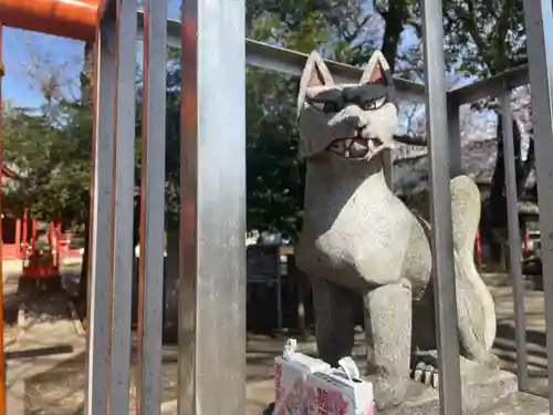 村富神社の狛犬