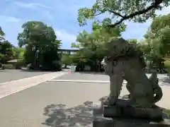 兵庫縣姫路護國神社の狛犬