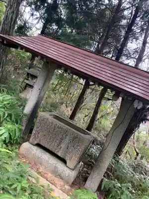 和立海神社の手水舎