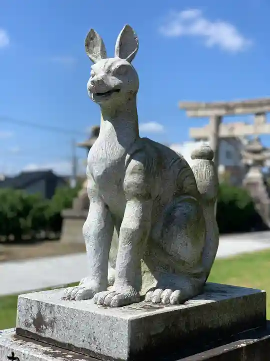 高岡関野神社の狛犬