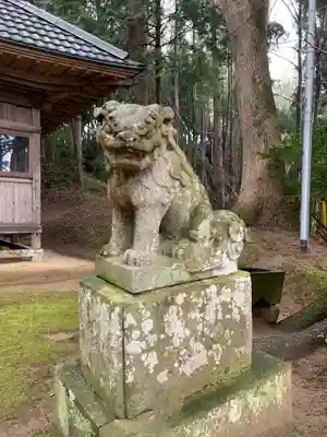 白駒神社の狛犬