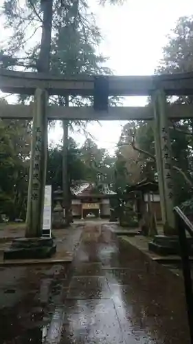 蛟蝄神社奥の宮の鳥居