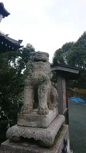 藤ノ木白山神社の狛犬