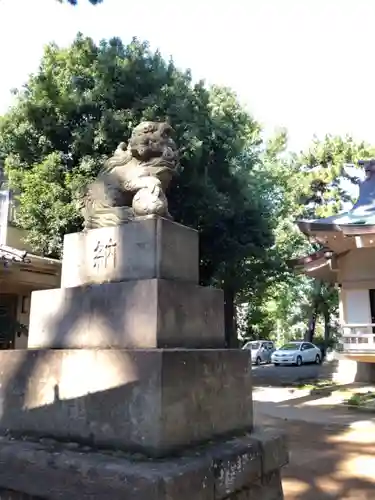 天沼八幡神社の狛犬