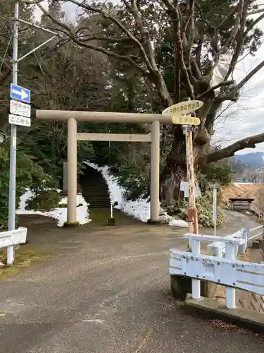 長瀬神社の鳥居