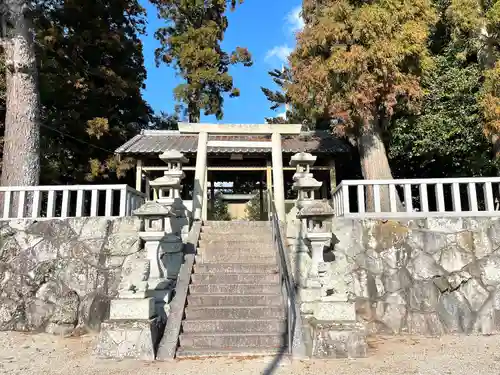 葉生田神社の鳥居