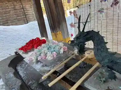 彌彦神社　(伊夜日子神社)の手水舎