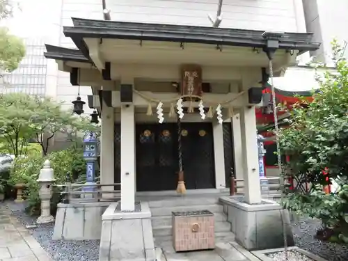 火防　陶器神社（坐摩神社末社）の本殿