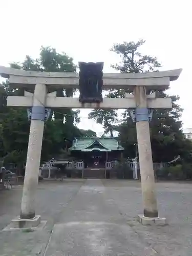 大曽根八幡神社の鳥居