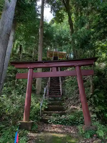 十二所大明神の鳥居