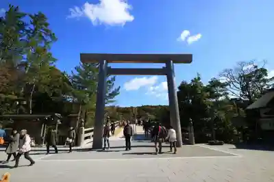 伊勢神宮内宮(皇大神宮)の鳥居