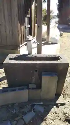 鹿島神社の手水舎