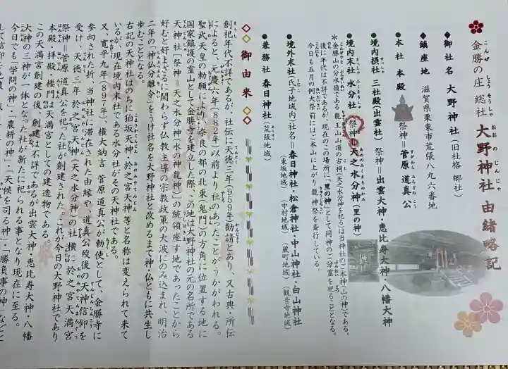 大野神社(滋賀県)