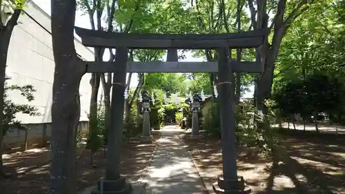 前沢八幡神社の鳥居