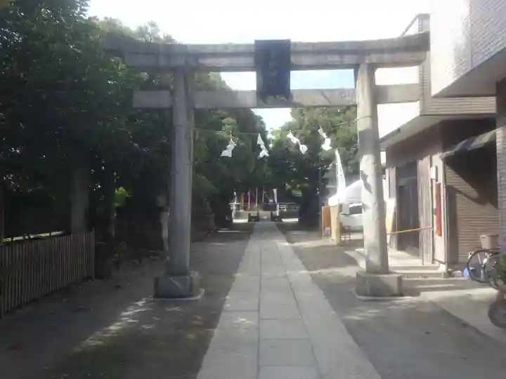 大森貴舩神社の鳥居