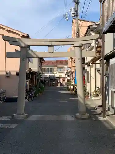 彦佐大明神の鳥居