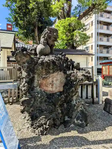 お三の宮日枝神社の狛犬