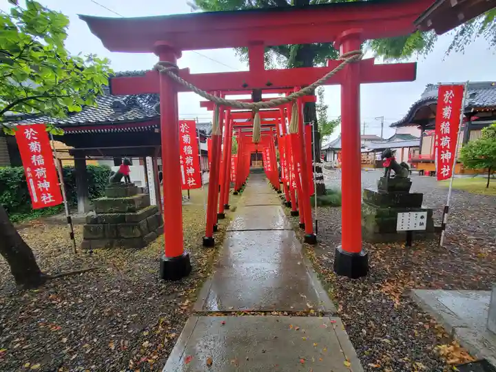 於菊稲荷神社(群馬県)