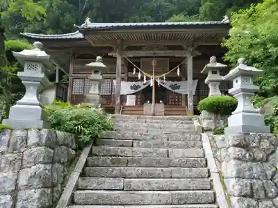 木幡山隠津島神社(二本松市)の本殿・本堂