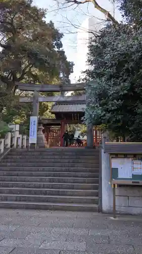 金王八幡宮の鳥居