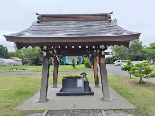 美瑛神社の手水