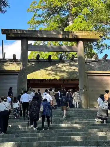 伊勢神宮内宮（皇大神宮）の鳥居