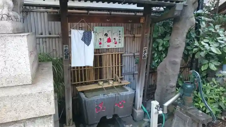 荏原金刀比羅神社の手水舎