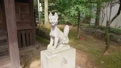 南大沢八幡神社の狛犬