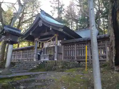 諏訪大社上社前宮の本殿・本堂