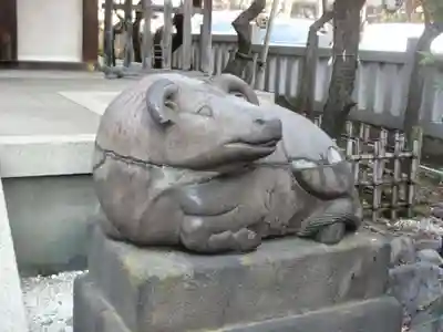 牛天神北野神社の狛犬
