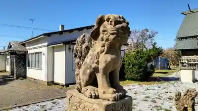 天塩厳島神社の狛犬