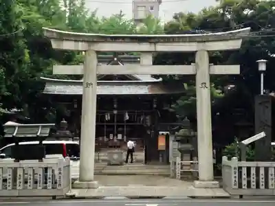 下谷神社の鳥居