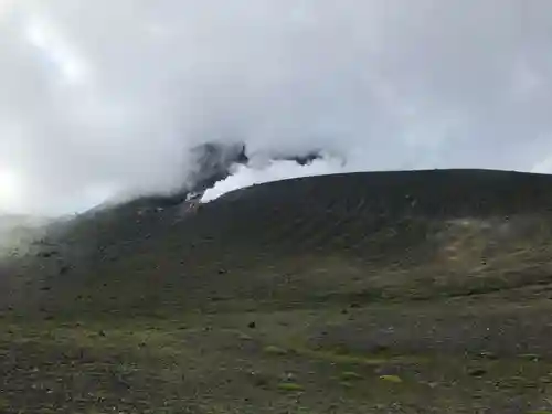 樽前山奥宮の景色