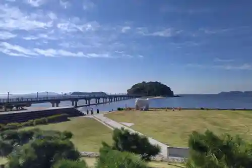 八百富神社の景色