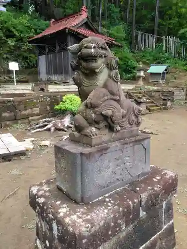 大船熊野神社の狛犬