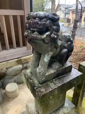澳津社(一色森山)の狛犬