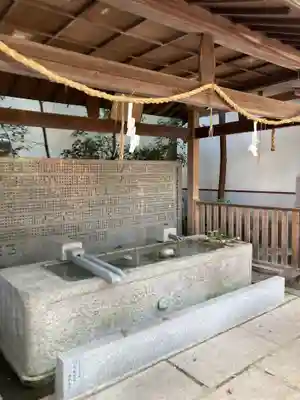 空鞘稲生神社の手水舎