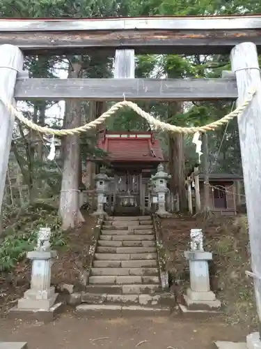 中社五斎神社の鳥居