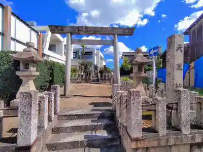 天王社(町北3)の鳥居